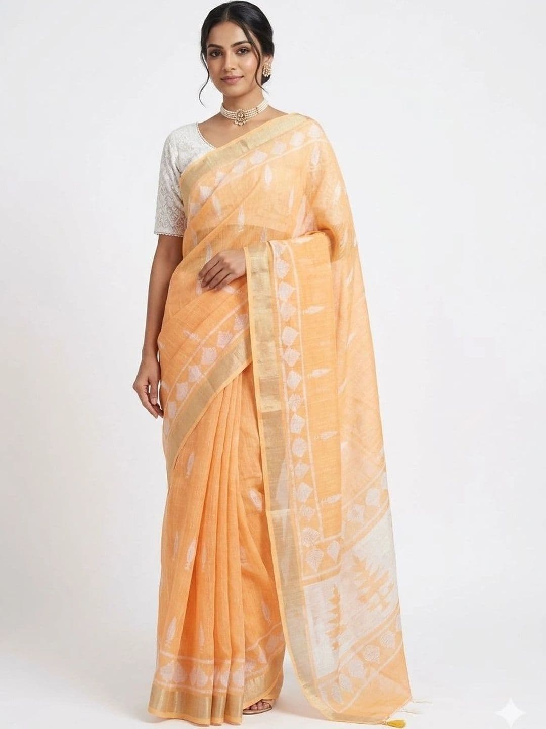DEVI FASHIONS LLP Woven Design Saree - view 1
