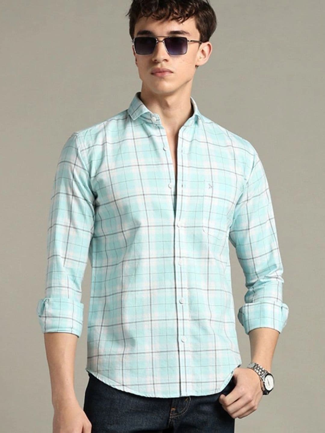 BLUEISLAND Men Comfort Checked Casual Shirt - view 1