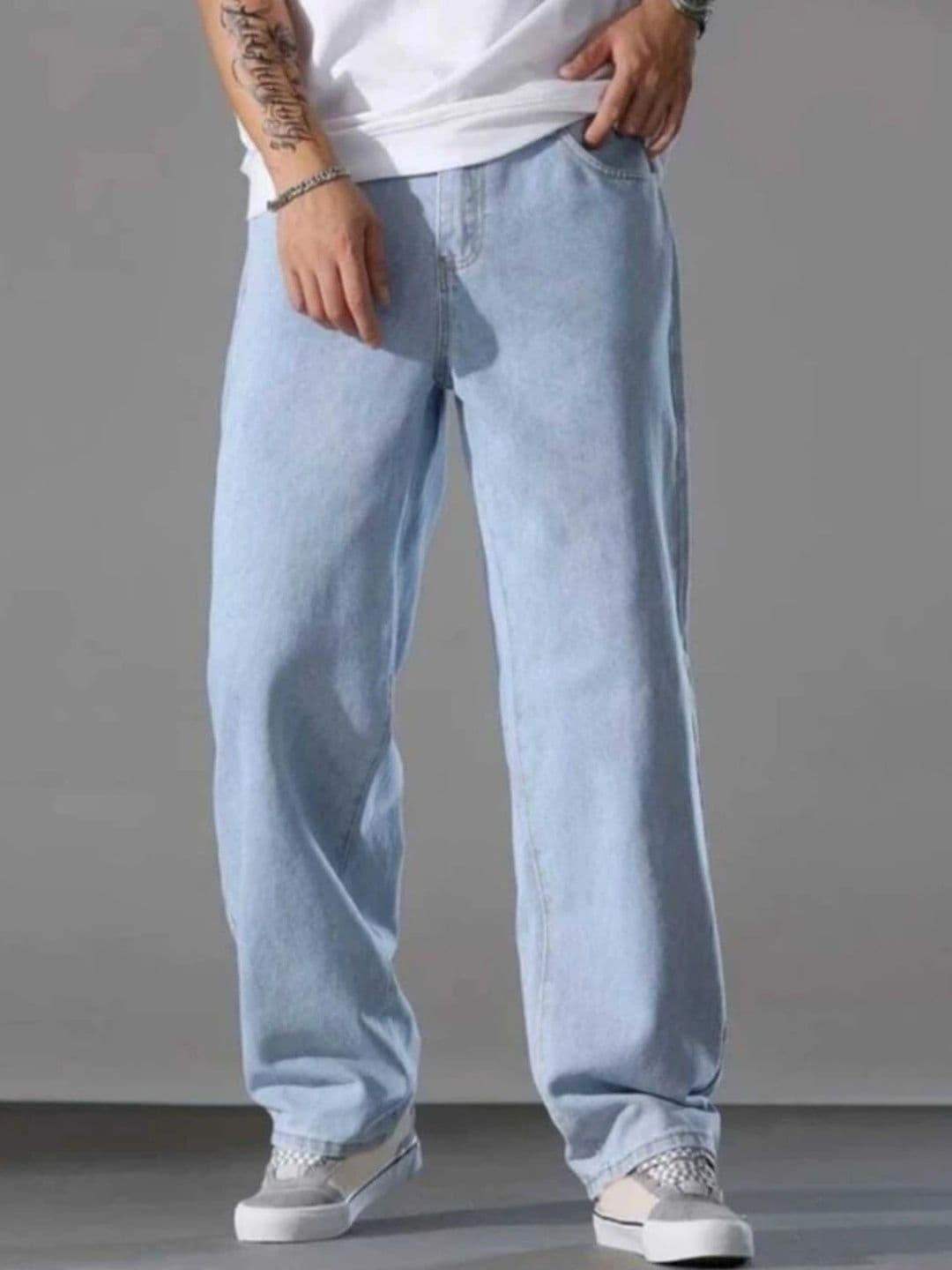 UNIFAV FASHION Men Straight Fit Mid-Rise Jeans - view 1