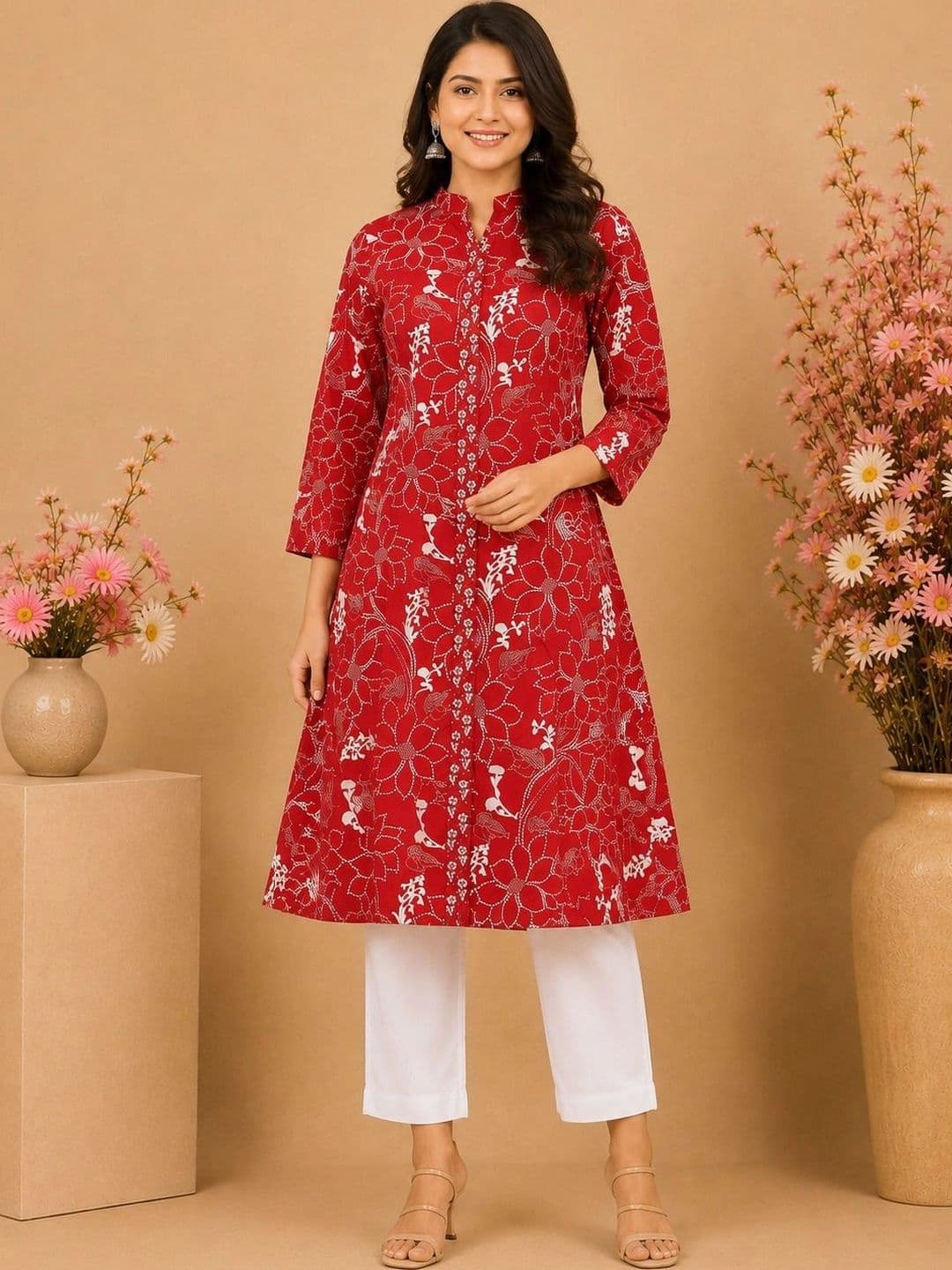 Araaha Women Floral Printed Floral Kurta - view 1