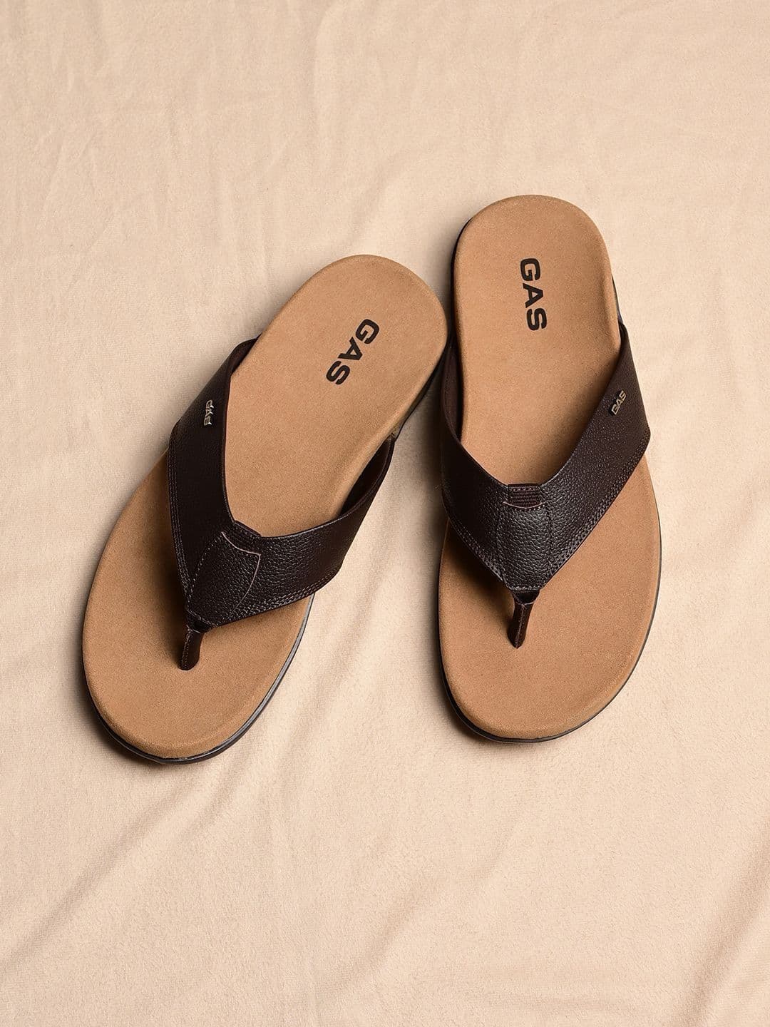 GAS Men Brilliante Brown Sandals - view 1