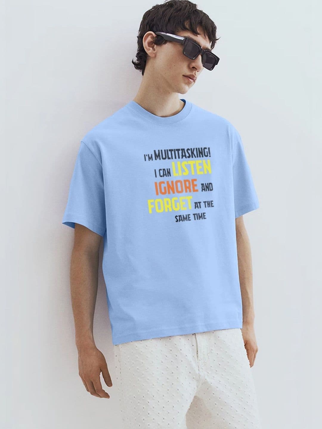 Moda rapido X TOGS & TERRE Men Typography Printed Organic Cotton Blend T-shirt - view 1