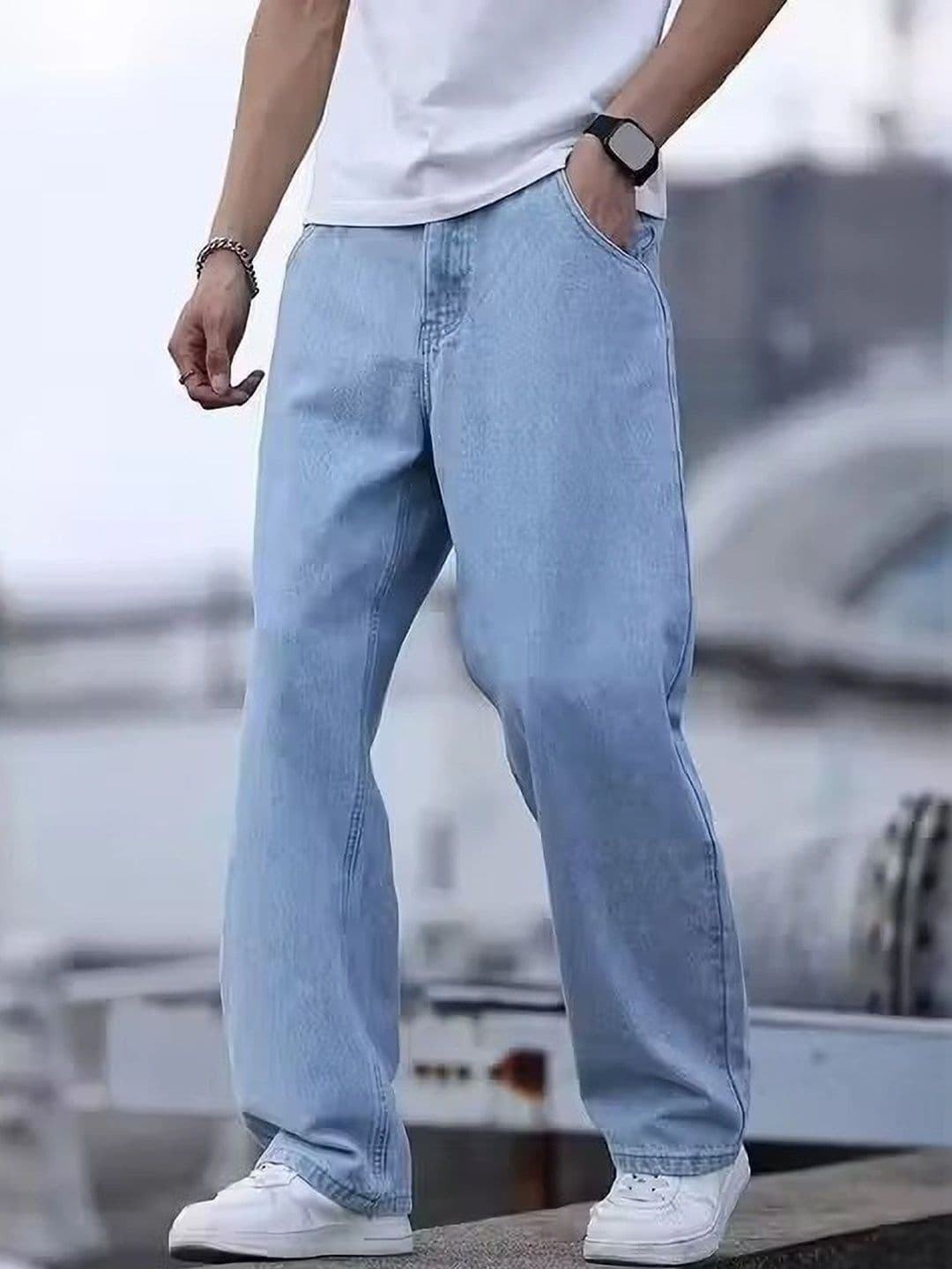 UNIFAV FASHION Men Boyfriend Fit Mid-Rise Jeans - view 1