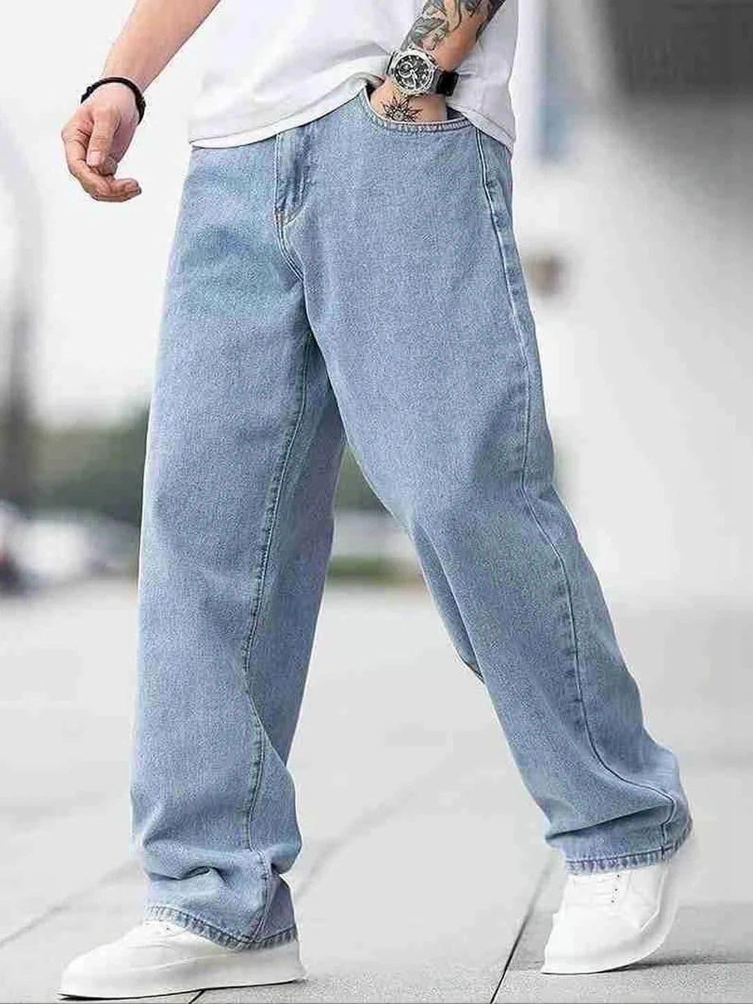 UNIFAV FASHION Men Boyfriend Fit Mid-Rise Jeans - view 1