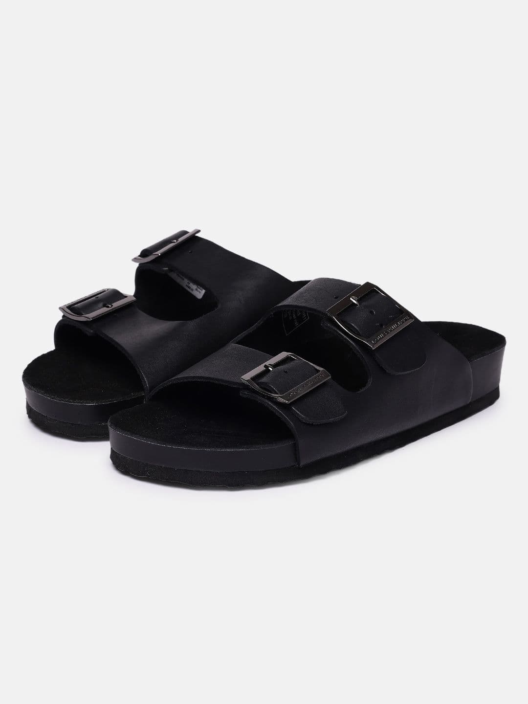 Louis Philippe Men Leather Comfort Sandals - view 1