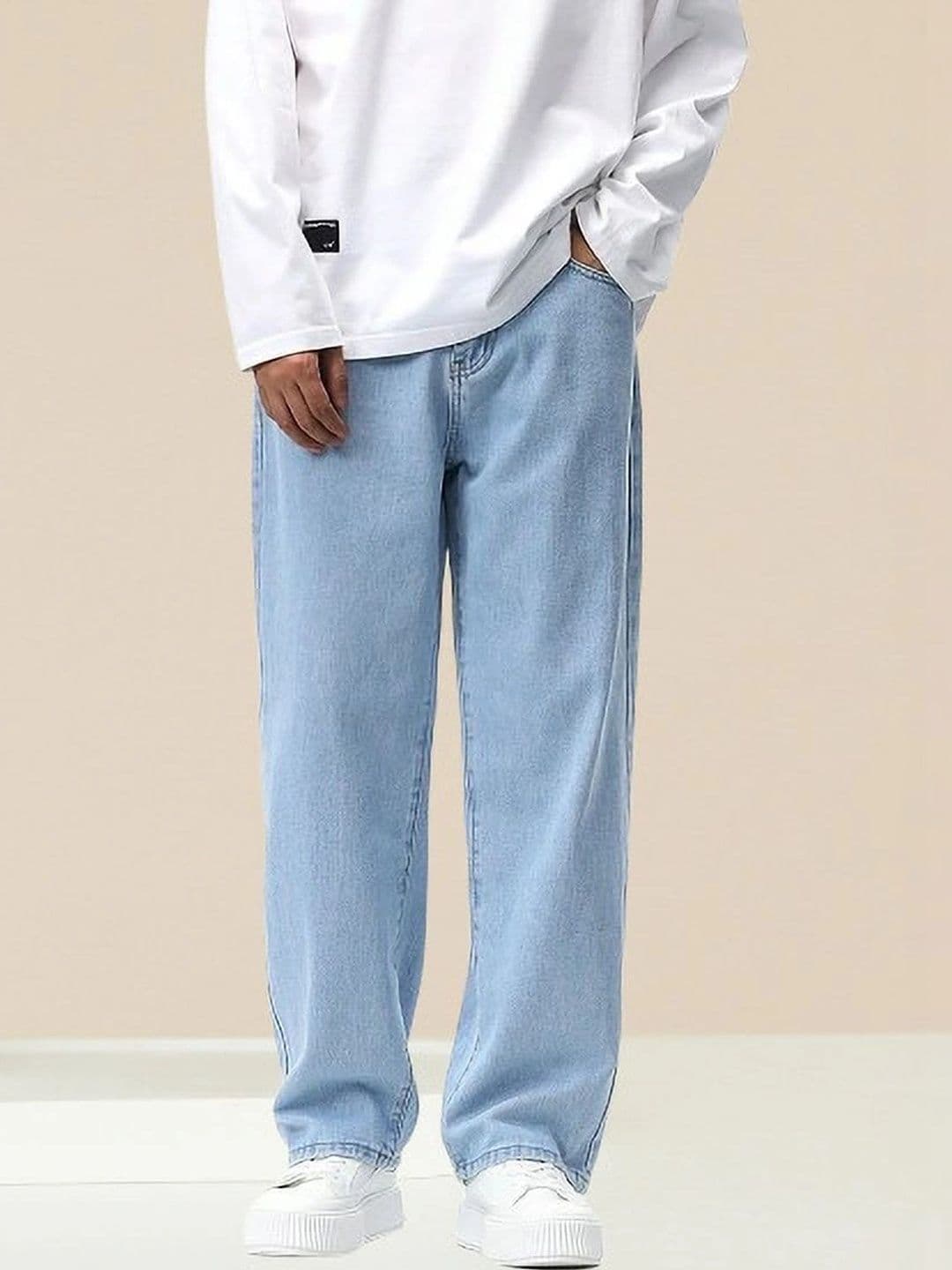 UNIFAV FASHION Men Straight Fit Mid-Rise Jeans - view 1