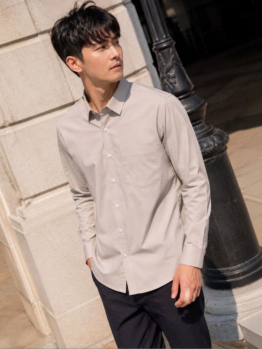 BAESD Men Premium Slim Fit Casual Shirt - view 1
