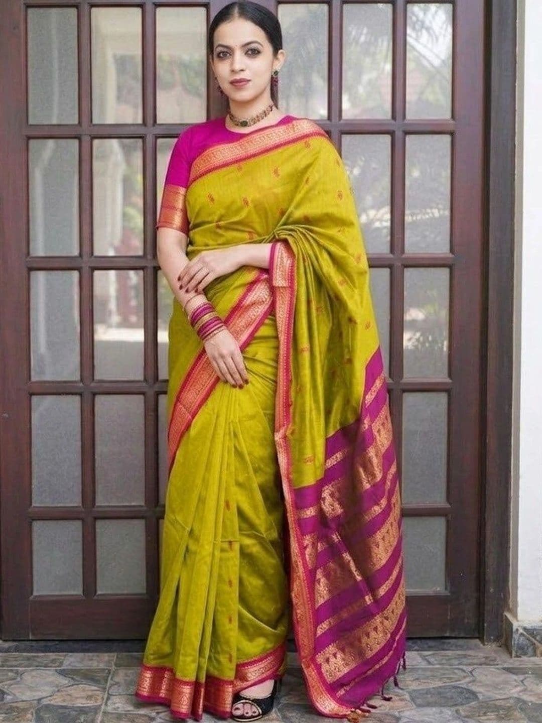 MITAL ENTERPRISE Zari Art Silk Saree - view 1