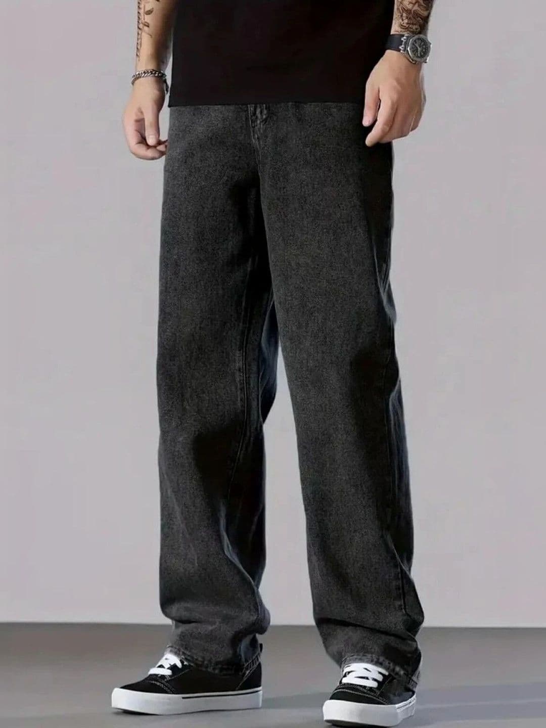 UNIFAV FASHION Men Straight Fit Mid-Rise Jeans - view 1