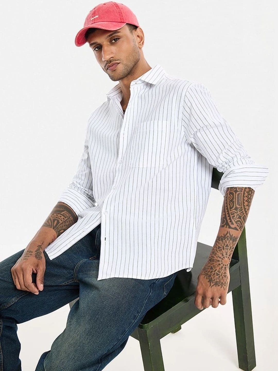 Snitch Men Striped Casual Shirt - view 1