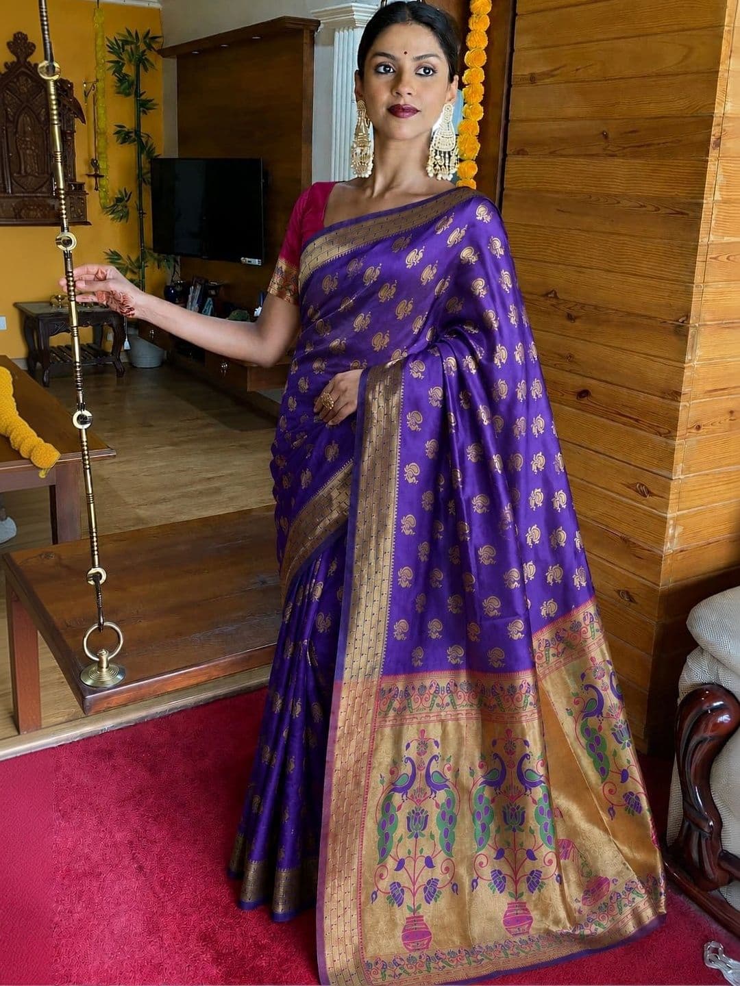 Moda Rapido Woven Design Zari Art Silk Designer Banarasi Saree - view 1