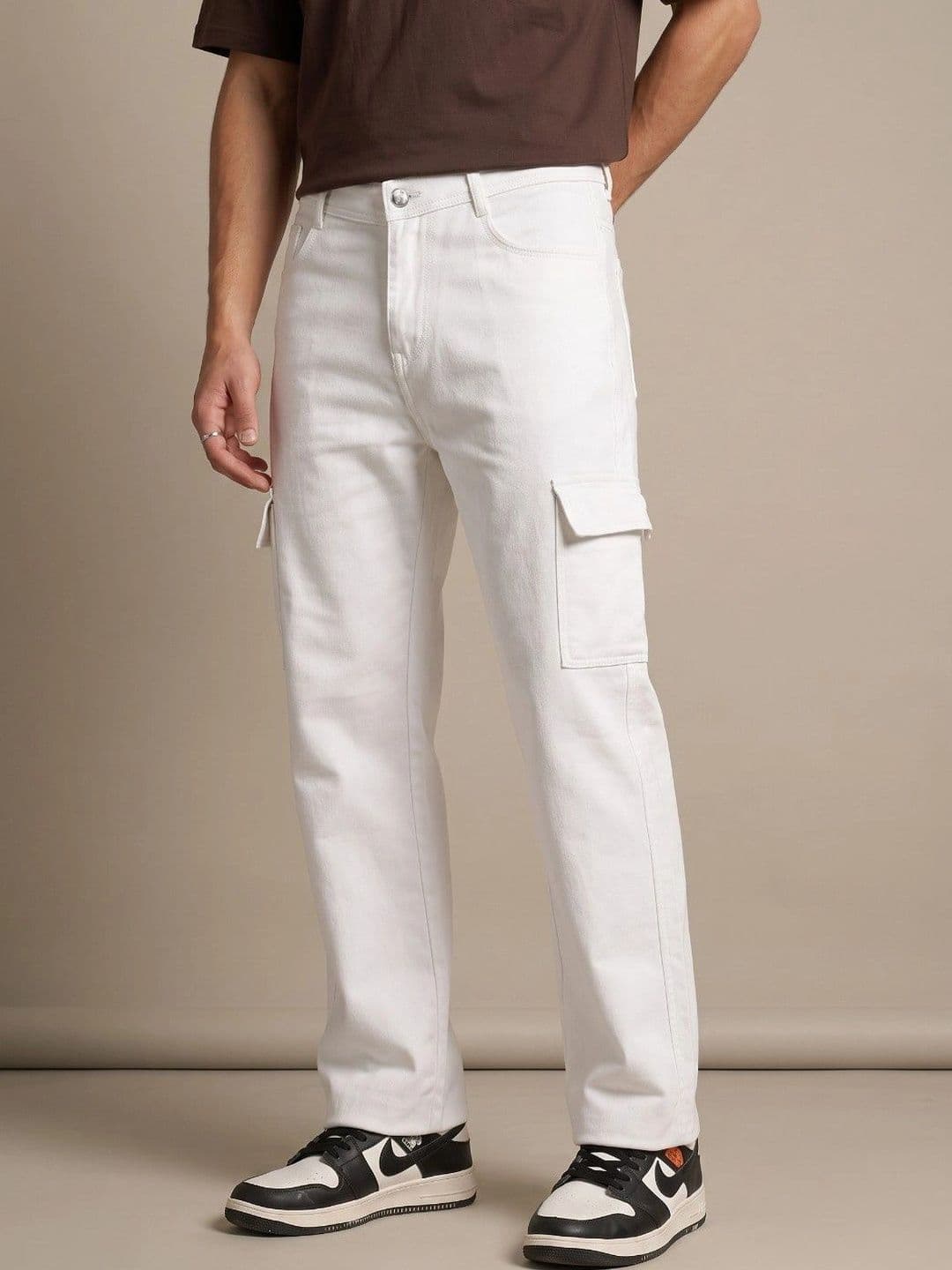 R.Code by The Roadster Life Co. Men Classic Regular Fit Mid-Rise Stretchable Jeans - view 1