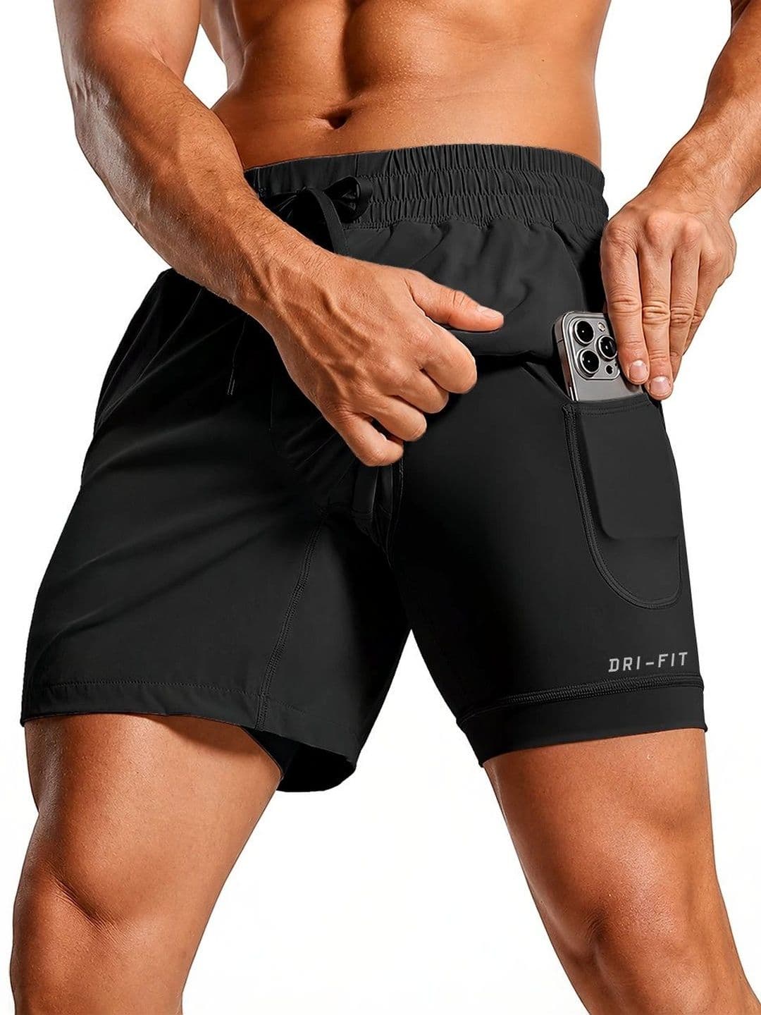 PRAVAHA Men Training or Gym Sports Shorts - view 1
