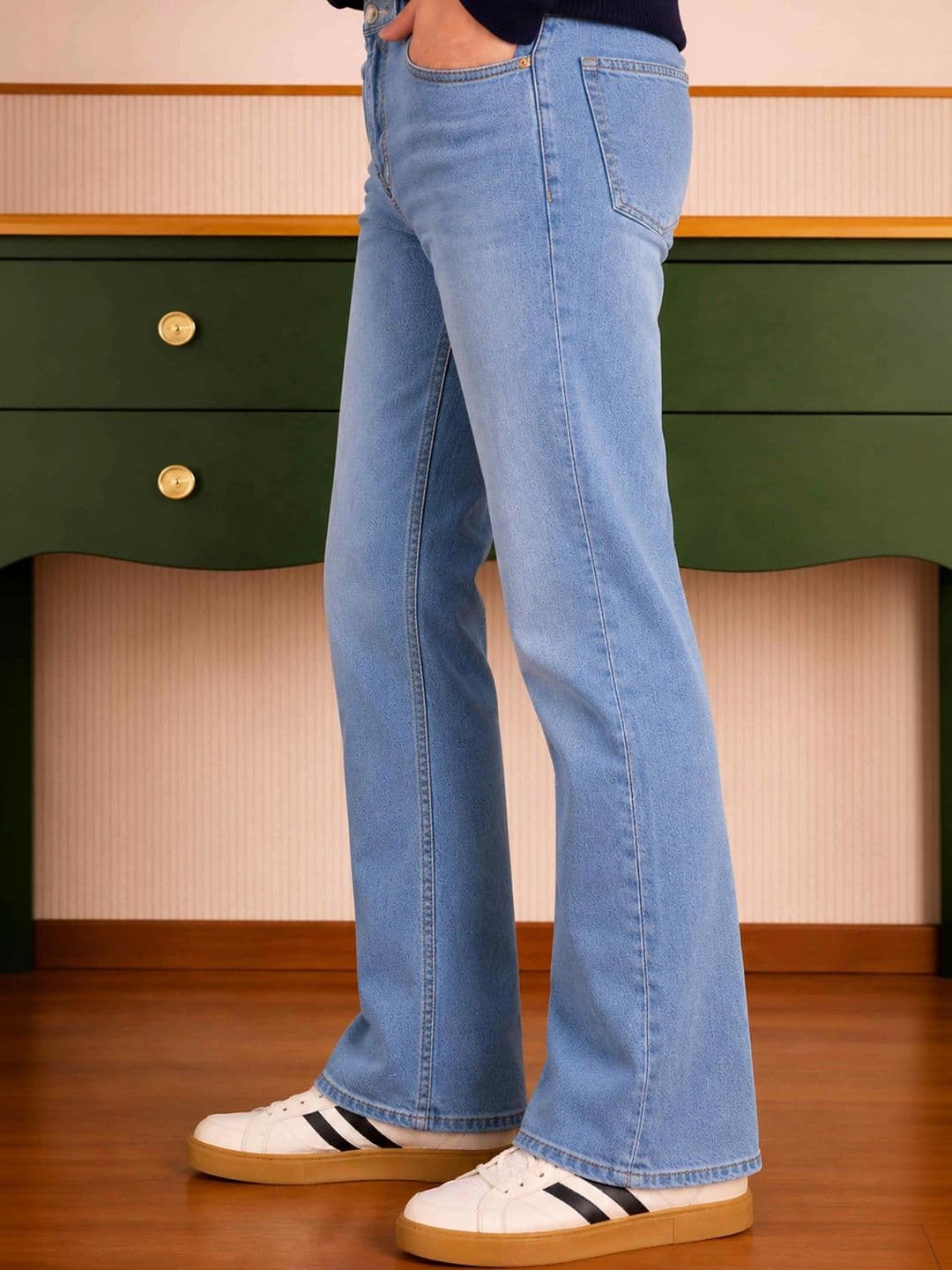 W.T.F - Witnessing True Fashion Men Comfort Bootcut Mid-Rise Jeans - view 1