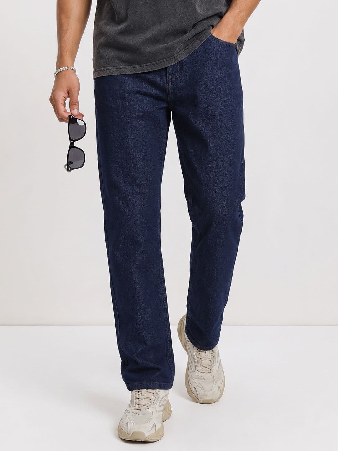 The Roadster Life Co. Men Straight Fit Stretchable Jeans - view 1
