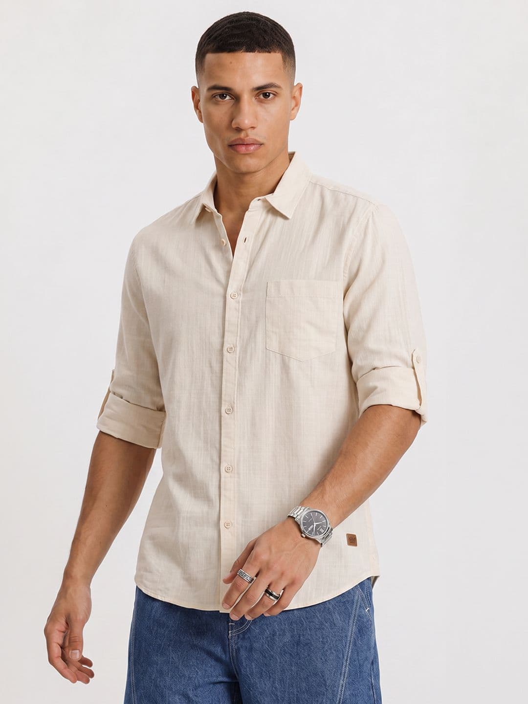 The Roadster Life Co. Pure Cotton Casual Shirt - view 1