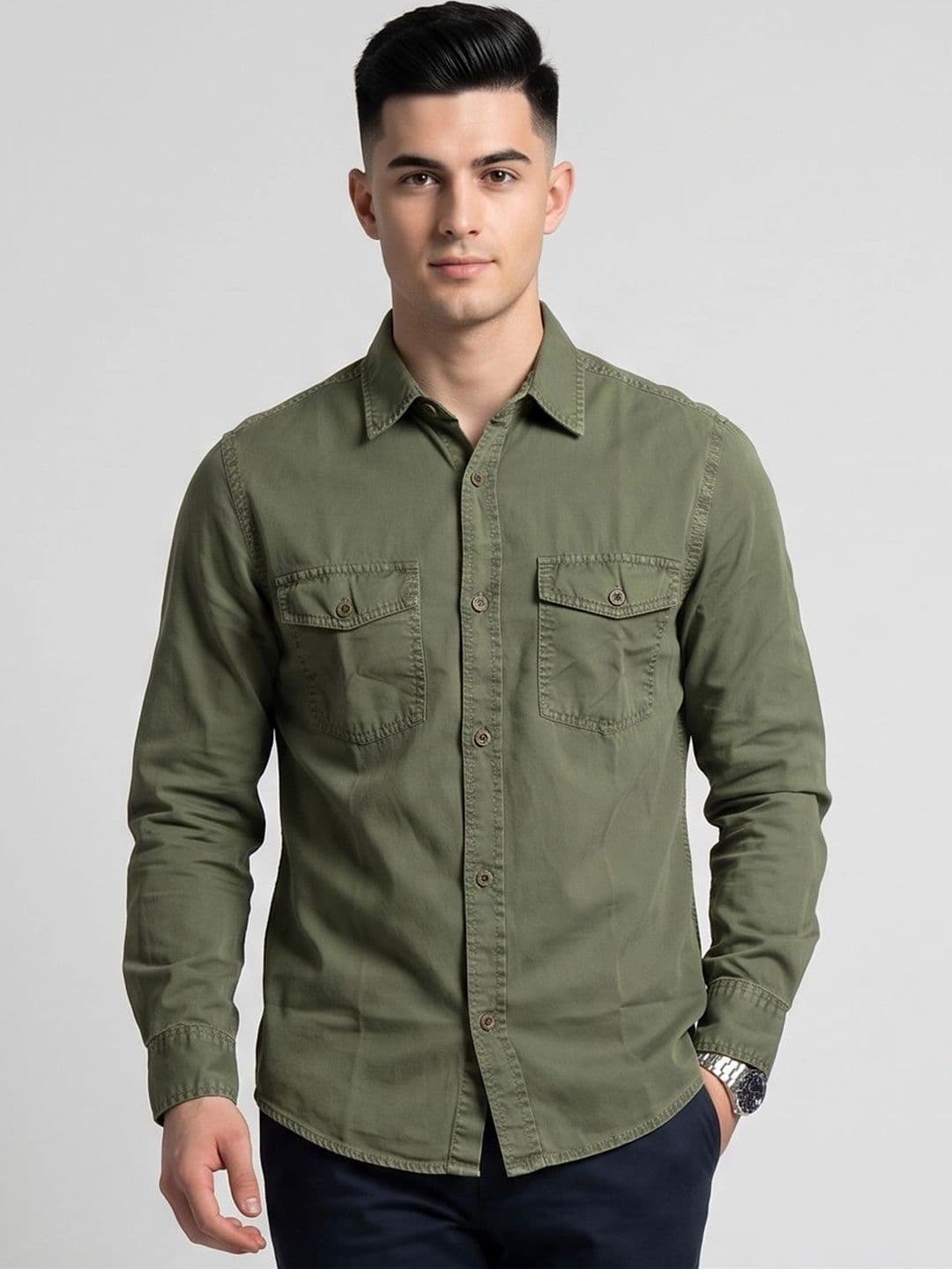 BELANO Men Classic Casual Shirt - view 1