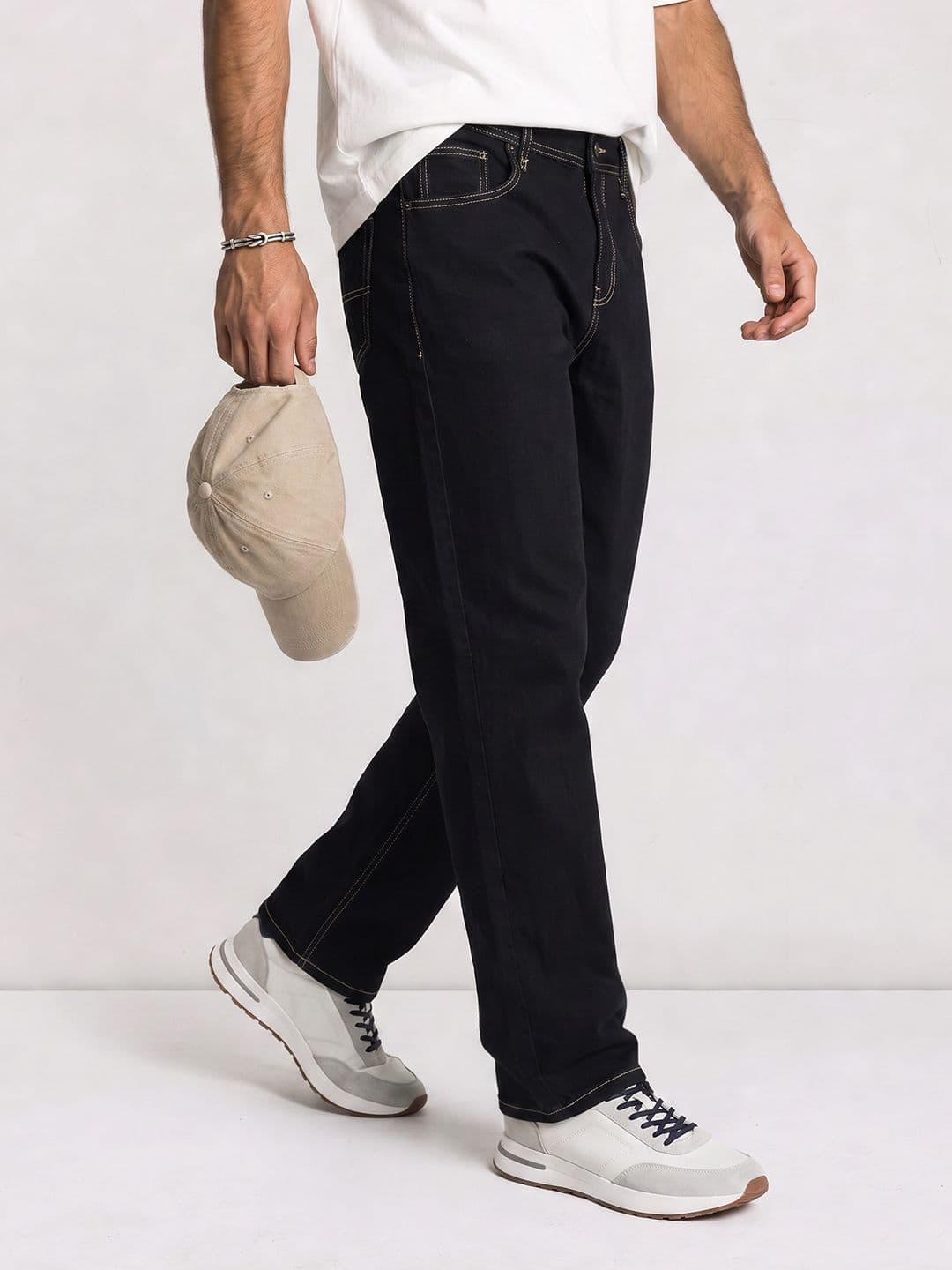 The Roadster Life CO. Men Straight Fit Stretchable Jeans - view 1