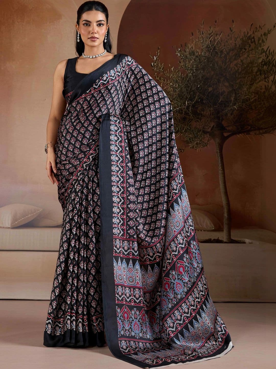 DHANLAXMI SAREES Pure Georgette Fusion Kota Saree - view 1