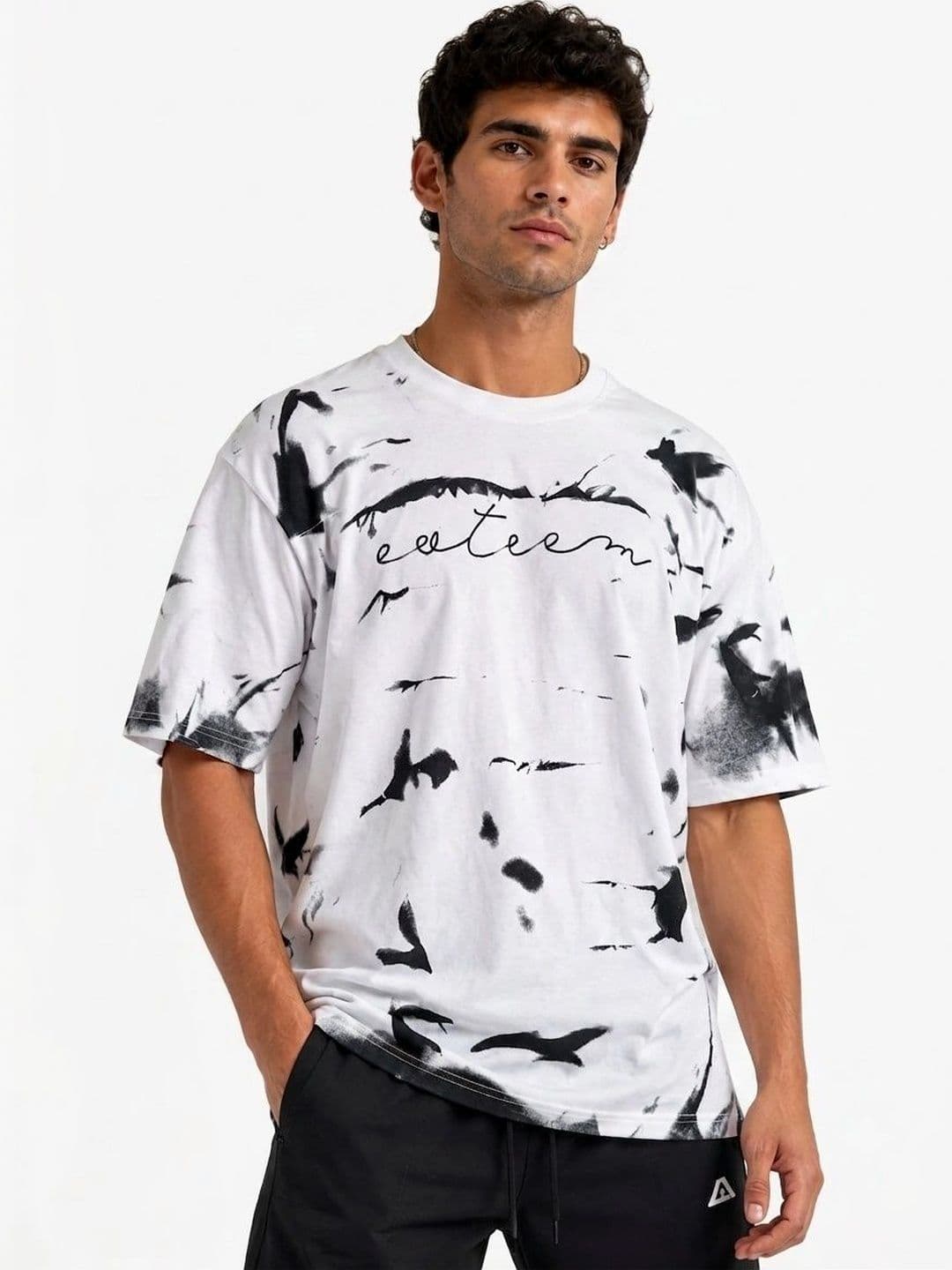 AEMA Men Oversized Graphic T-shirt - view 1