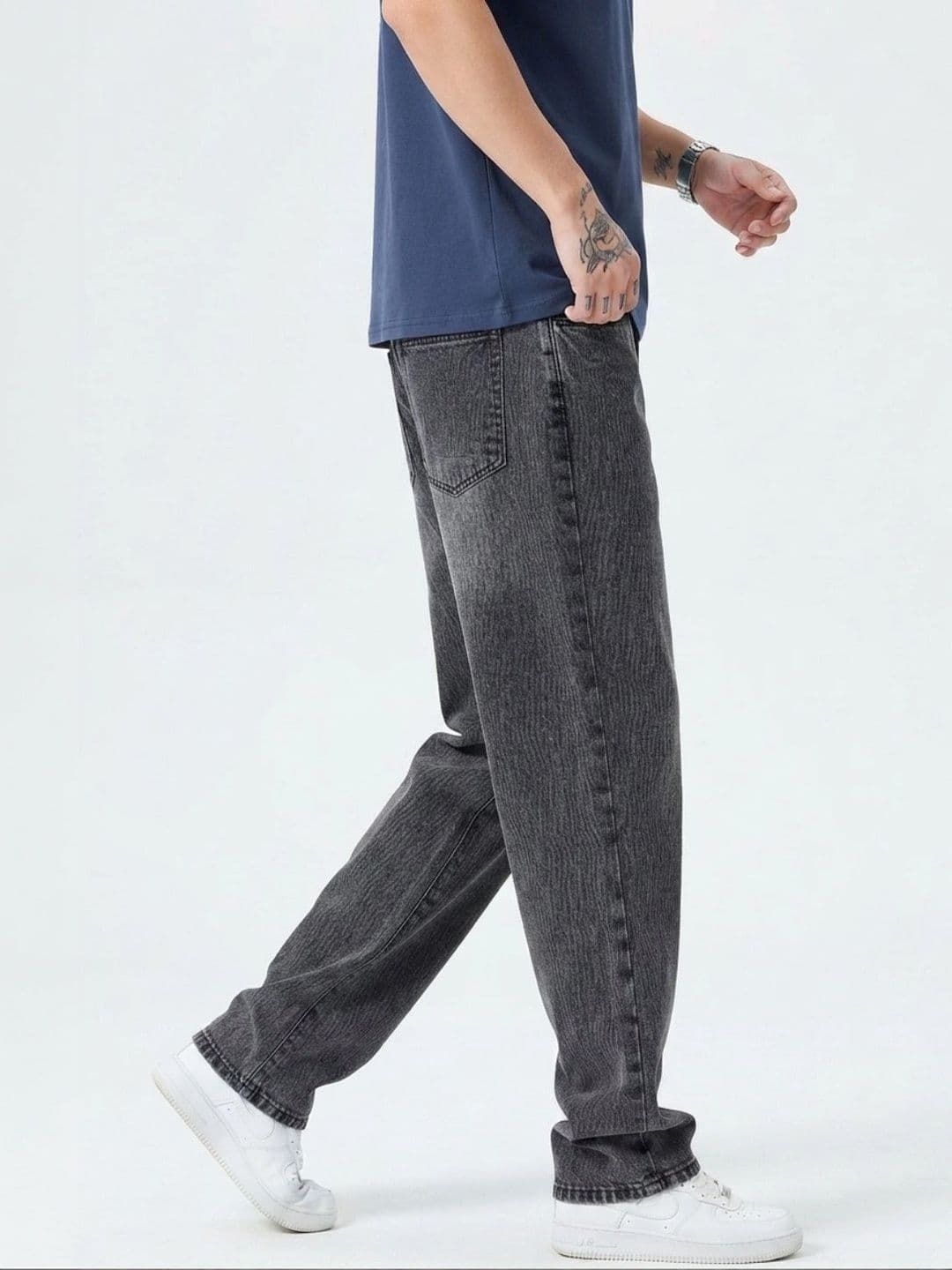 BREXX Men Jean Straight Fit Mid-Rise Stretchable Jeans - view 1