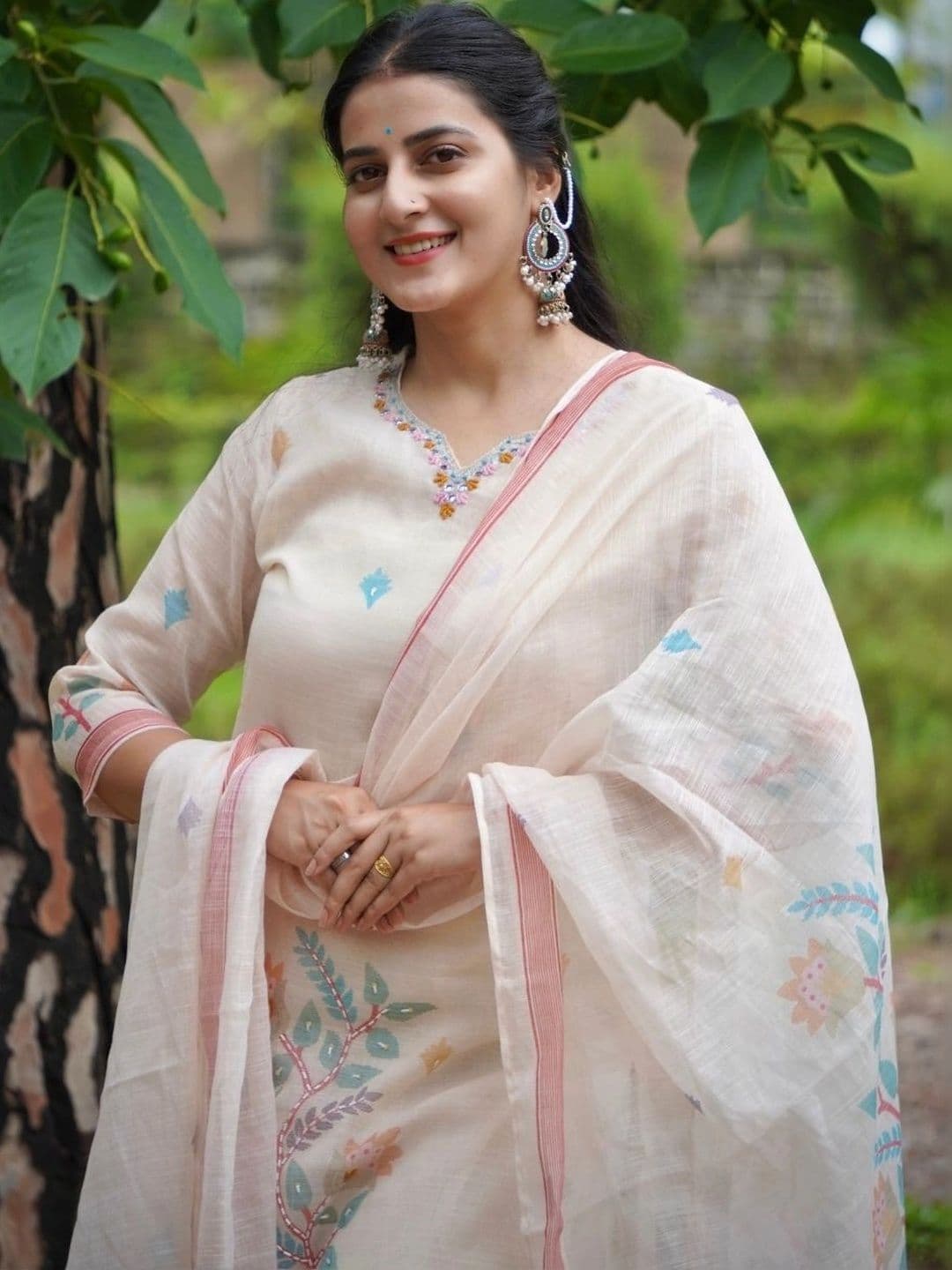 Geetha Creation Women Linen Pure Cotton - view 1