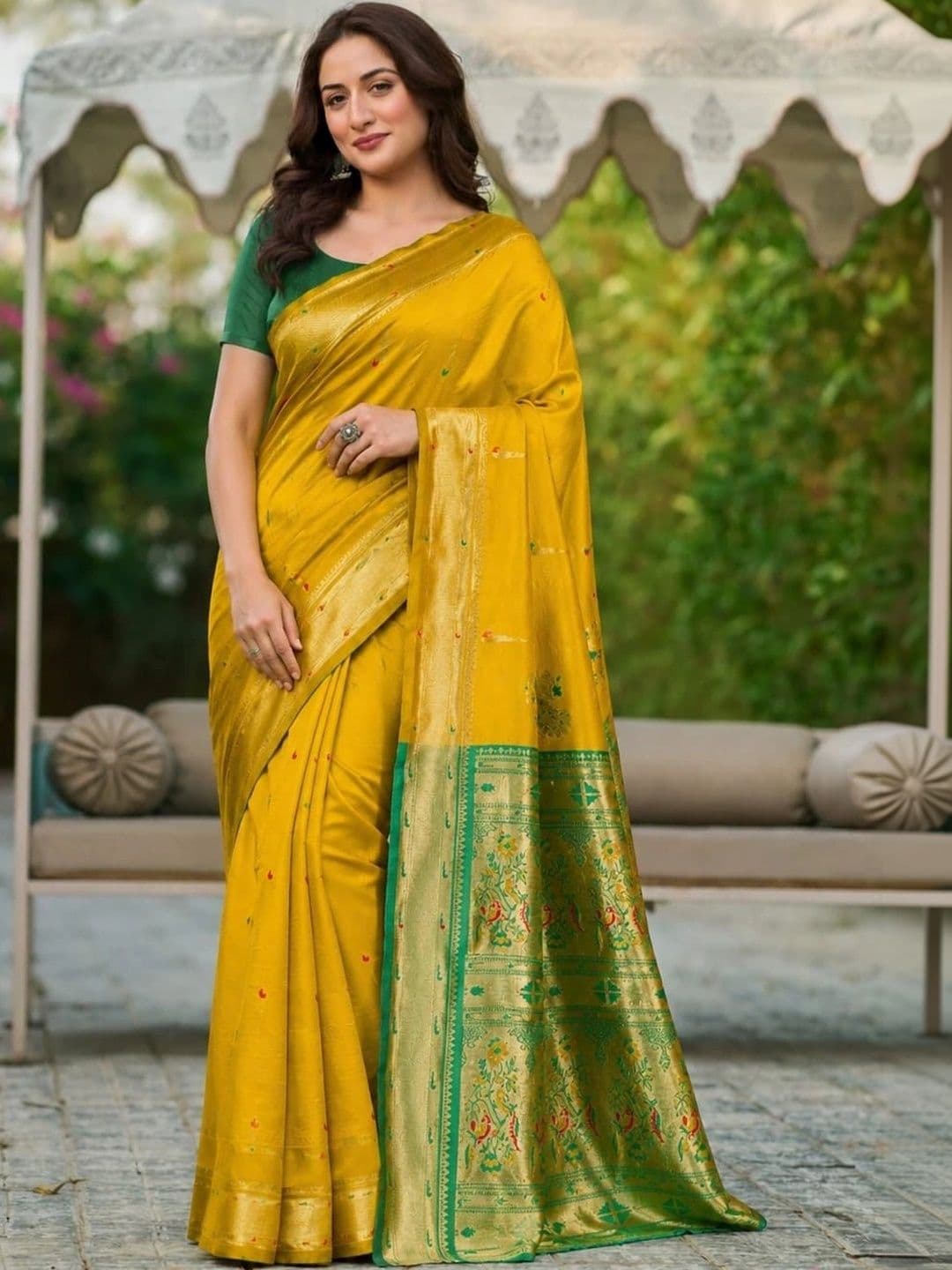 Moda Rapido Woven Design Zari Art Silk Designer Banarasi Saree - view 1