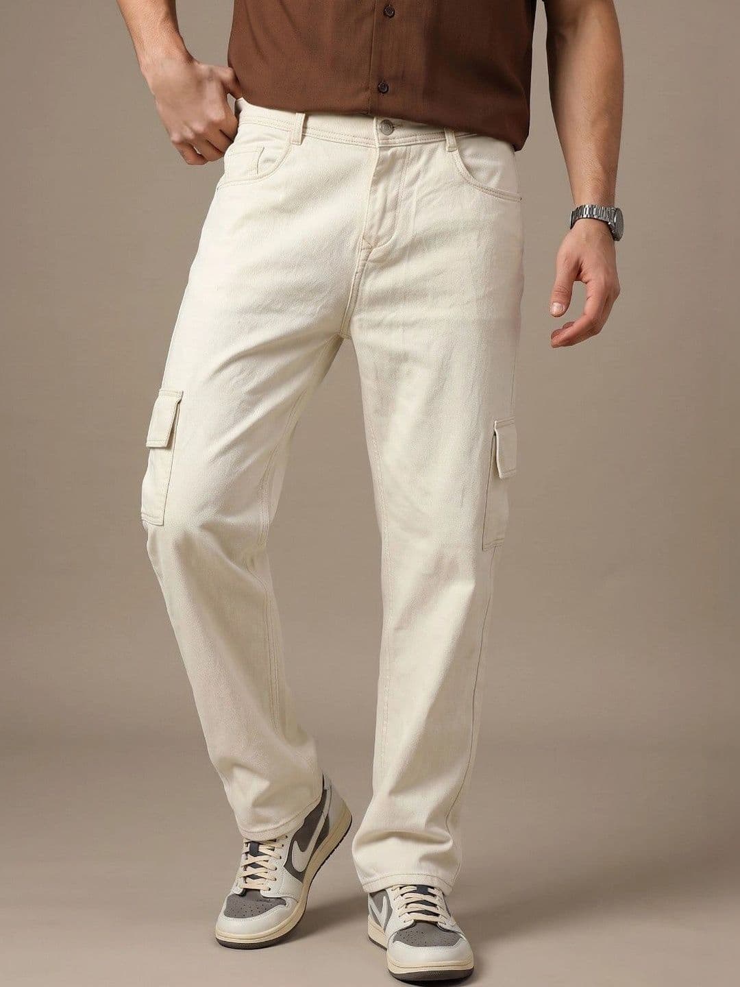 Kook N Keech Men Classic Regular Fit Mid-Rise Stretchable Jeans - view 1