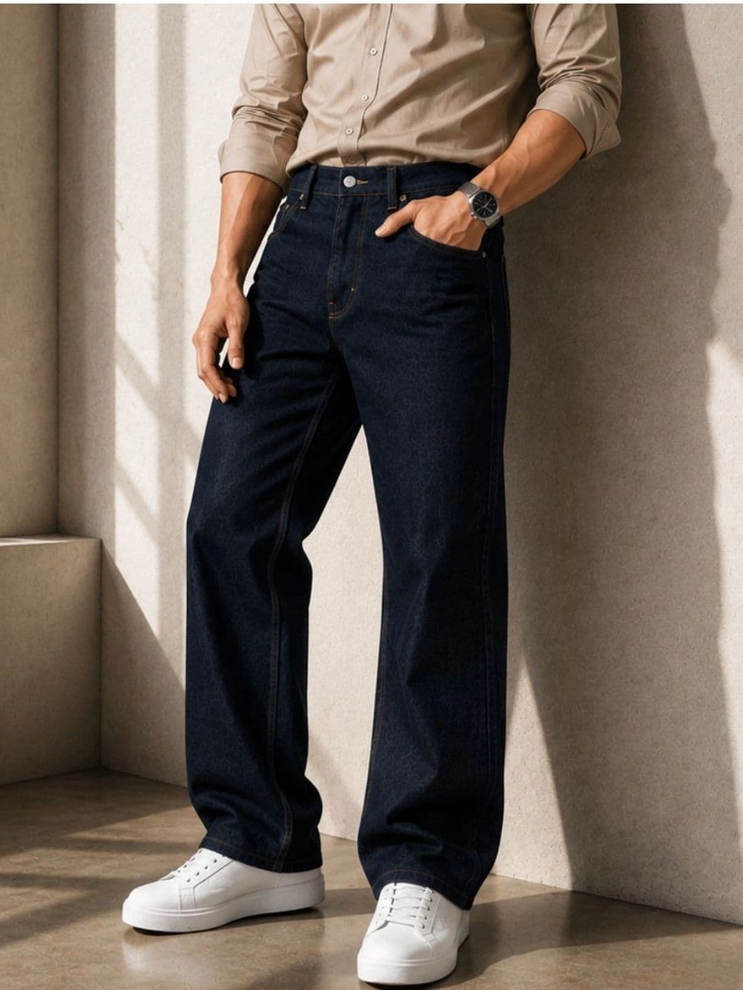ZUSH Men Straight Fit Mid-Rise Stretchable Jeans - view 1