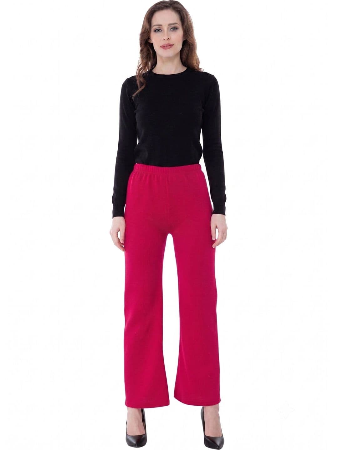 BAESD Women Knitted Ethnic Palazzos - view 1