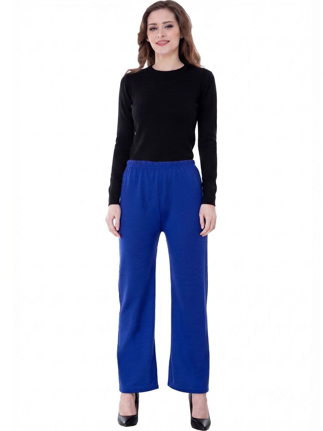 BAESD Women Knitted Ethnic Palazzos - view 1