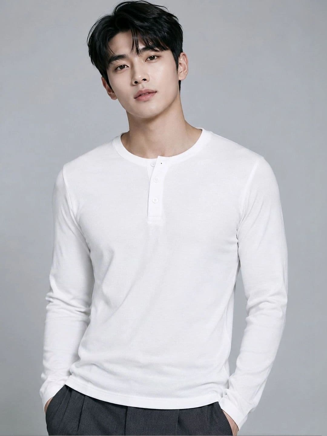 Imsa Moda Men Henley Neck T-shirt - view 1