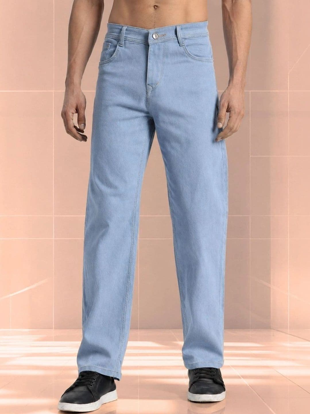 SYNZO Men Comfort Relaxed Fit Mid-Rise Jeans - view 1
