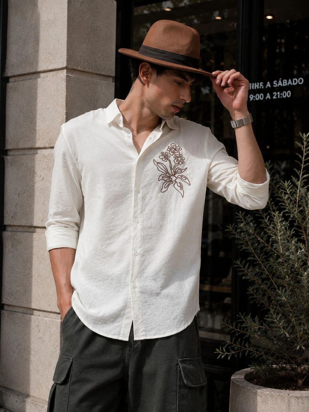 Eszett Men Floral Printed Casual Shirt - view 1