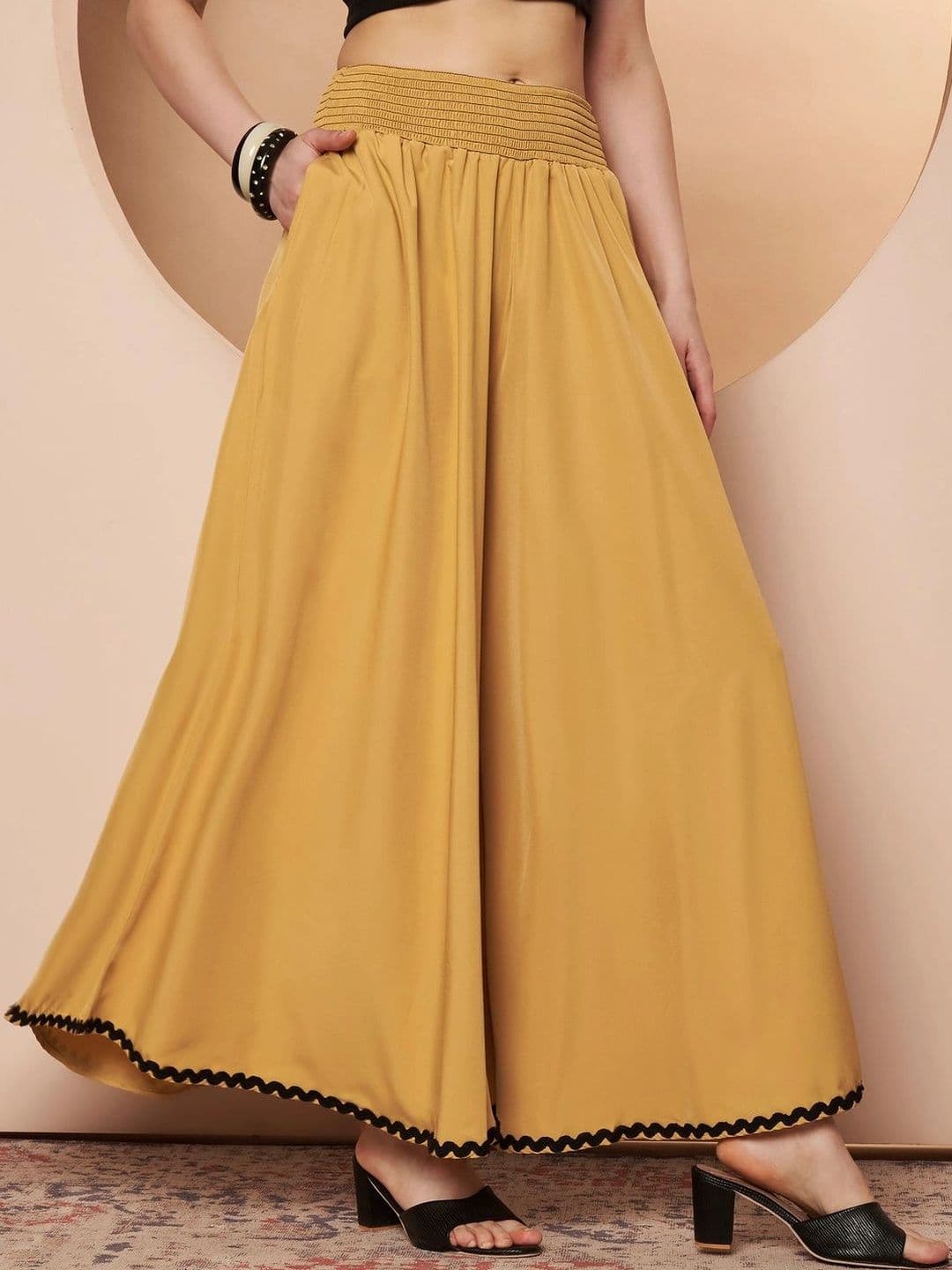 CORSICA Women Ethnic Slip-On Palazzos - view 1
