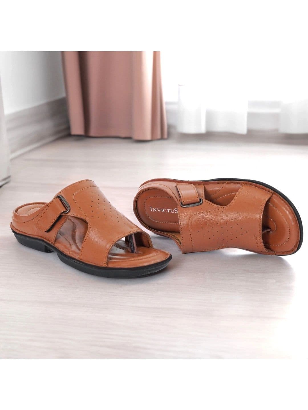 INVICTUS Men Leather Shoe-Style Sandals - view 1