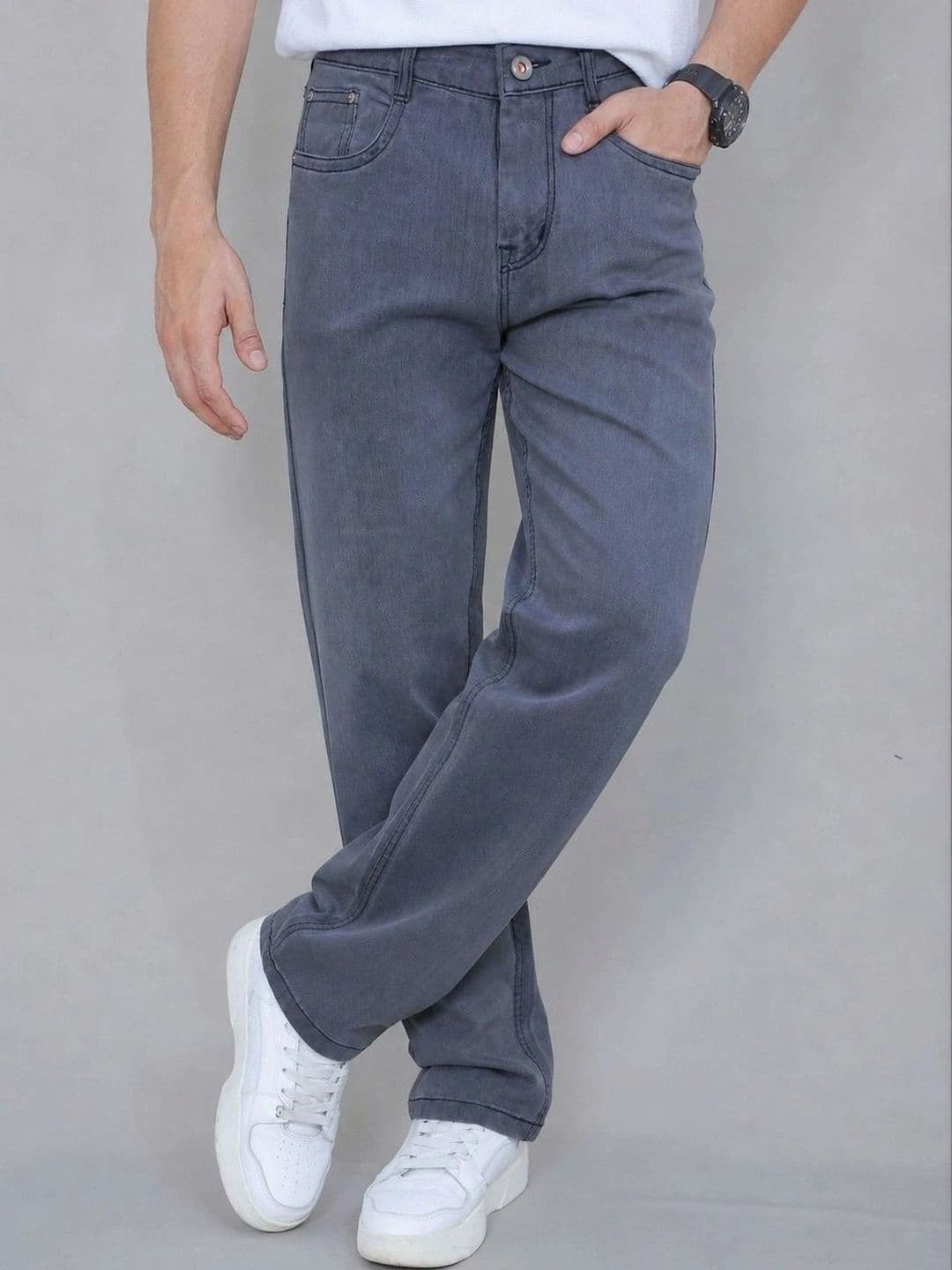 Moda Rapido Men Straight Fit Mid-Rise Light Fade Jeans - view 1