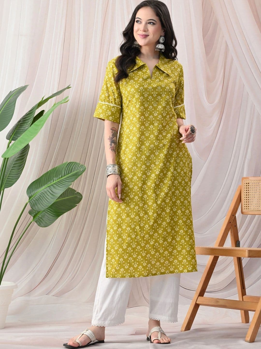JEMCY Women Ethnic Motifs Printed Kurta - view 1