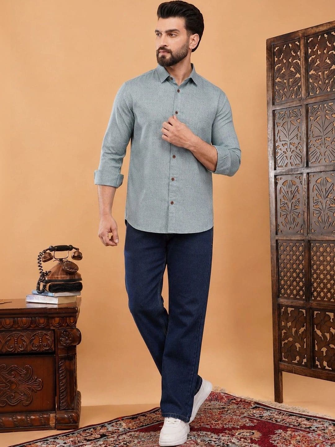 CHIRASVI Men Classic Casual Shirt - view 1