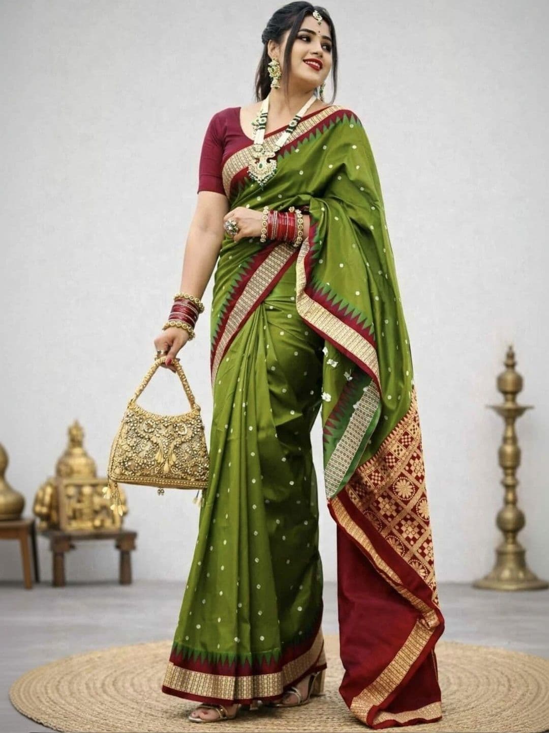 Silk Loomluxe Woven Design Zari Art Silk Sambalpuri Saree - view 1