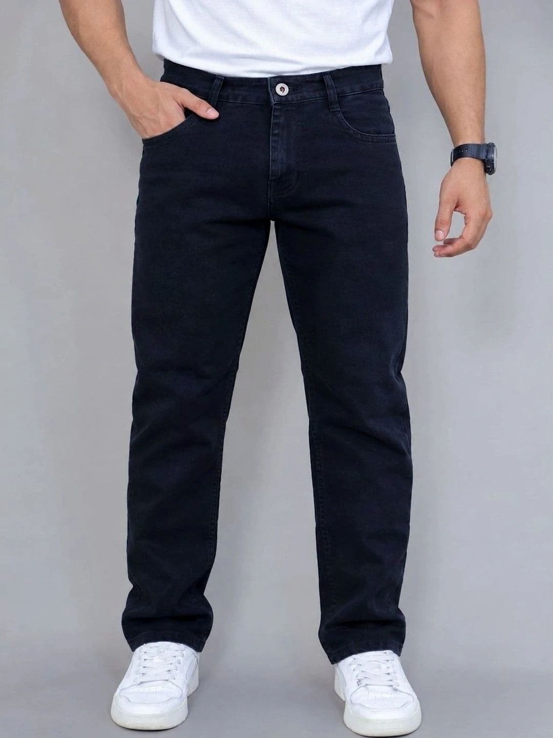 Moda Rapido Men Straight Fit Mid-Rise Light Fade Jeans - view 1