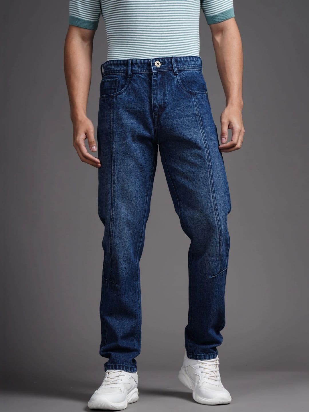PAUL STREET Men Comfort Tapered Fit Mid-Rise Jeans - view 1