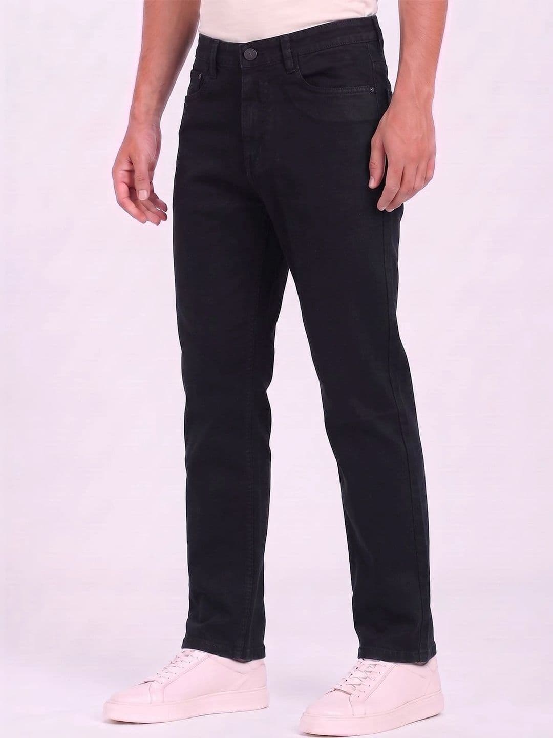 THUNDER JEANS Men Regular Fit Mid-Rise Stretchable Jeans - view 1