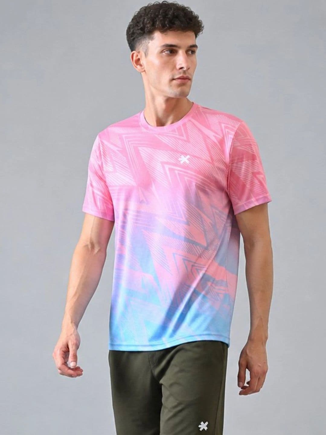 HRX by Hrithik Roshan Men Printed Dri-FIT T-shirt - view 1