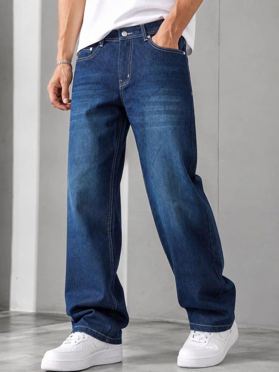 CMD Coinmen Denims Men Mid-Rise Low Distress Stretchable Jeans - view 1