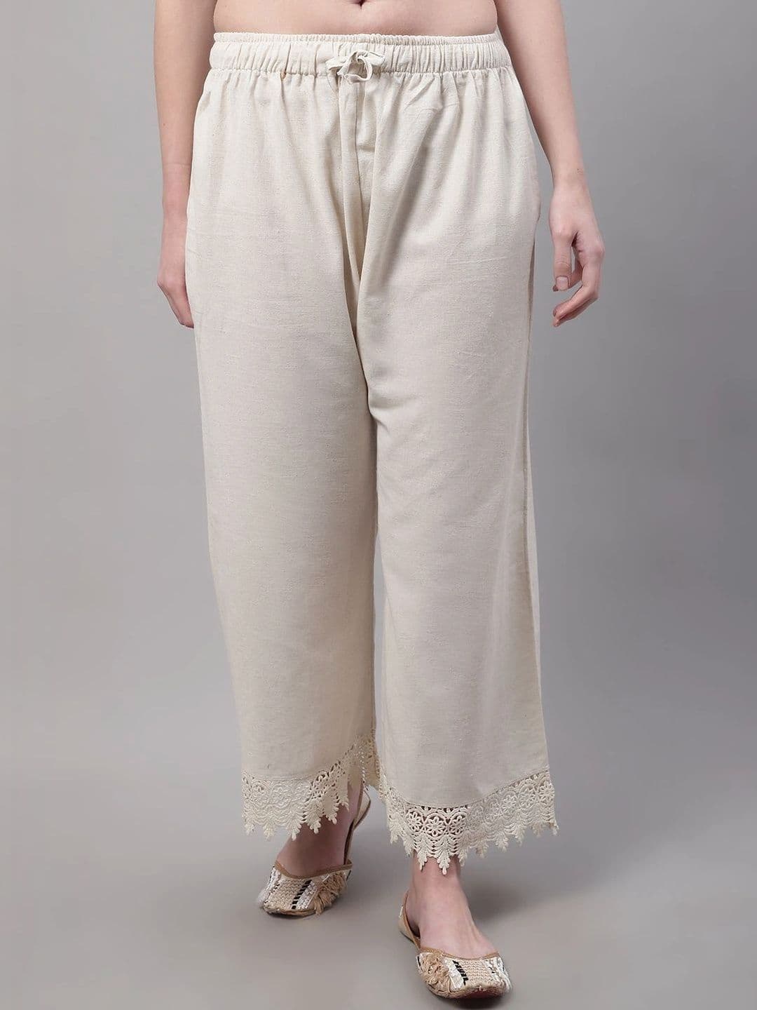 KALINI Women Embellished Ethnic Palazzos - view 1