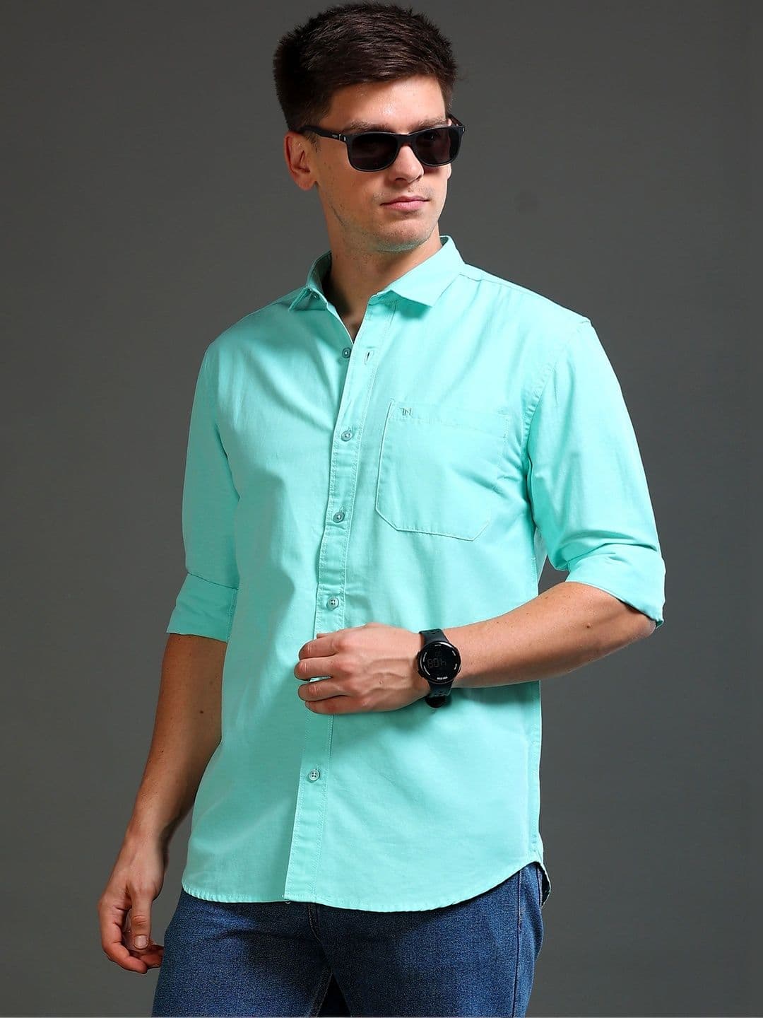 TOM MACKLER Men Classic Slim Fit Casual Shirt - view 1
