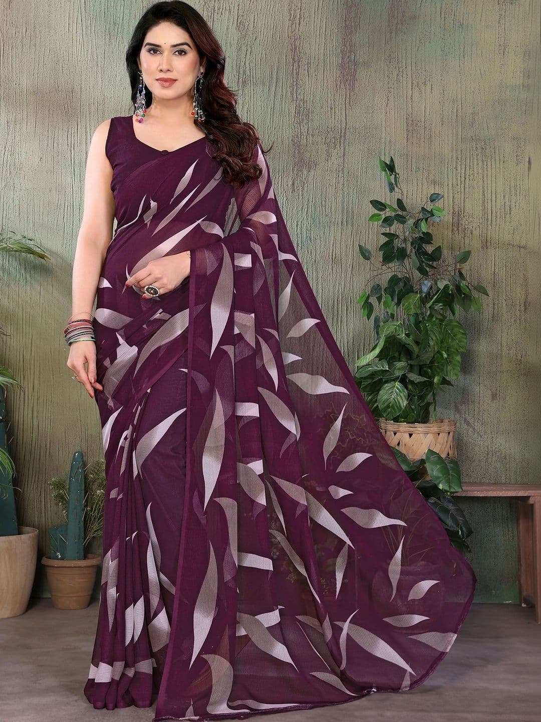 ANIRAV Pure Georgette Saree - view 1