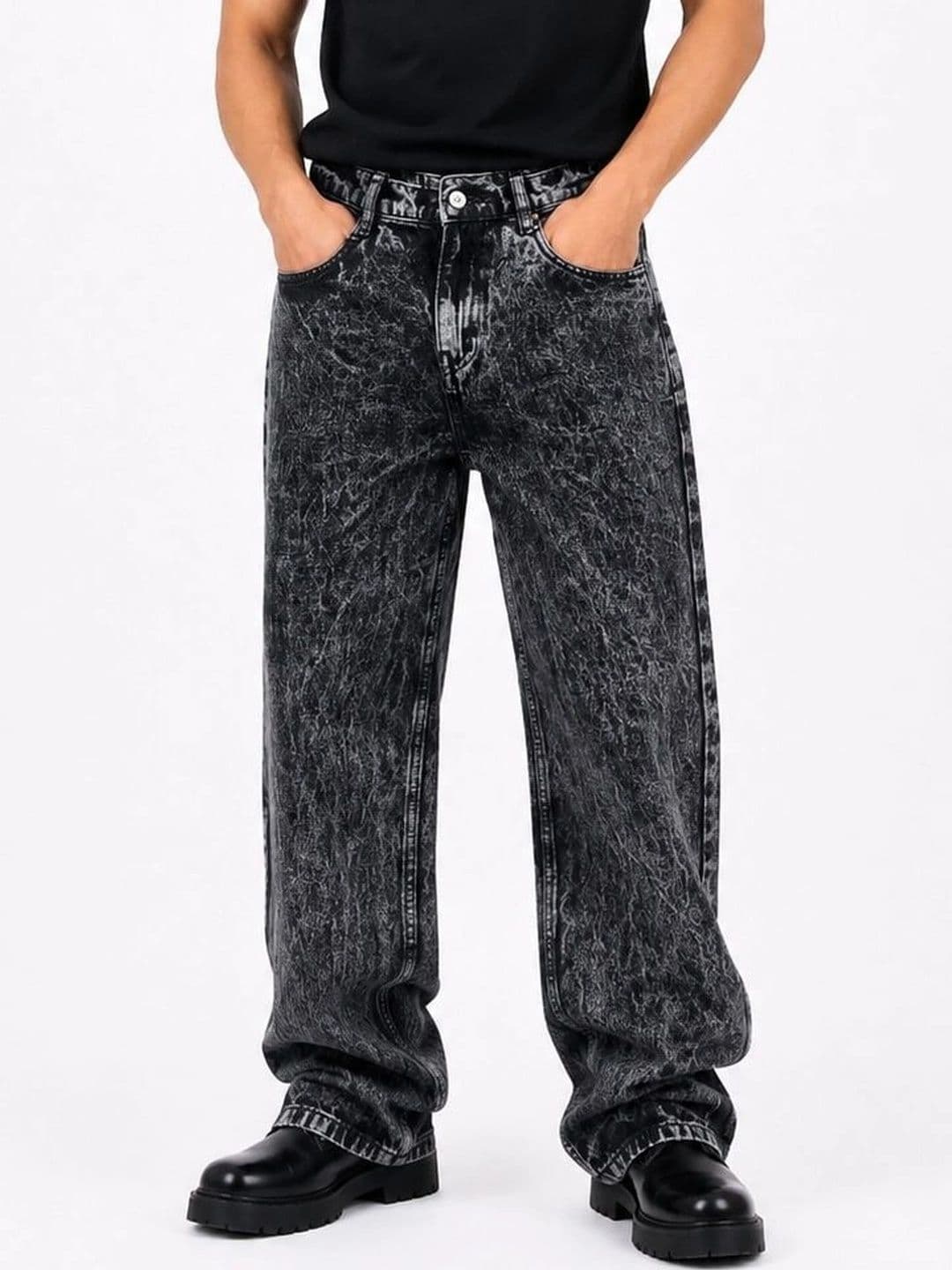 MQ Denim Men Straight Fit Mid-Rise Jeans - view 1