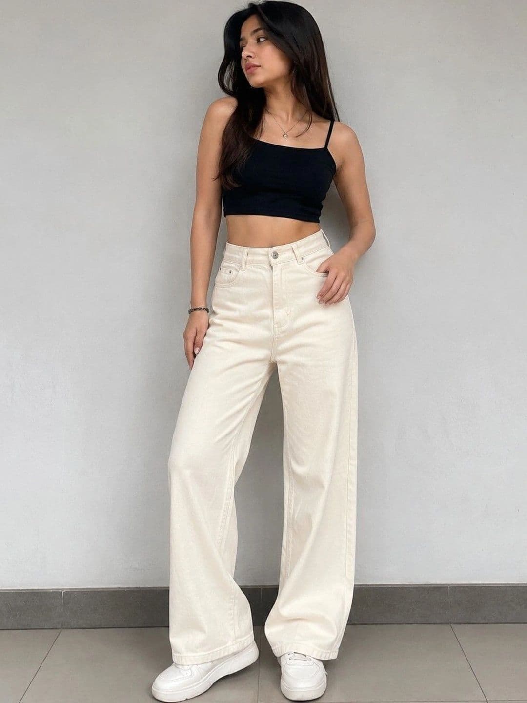 NINEX DENIMS Women Wide Leg High-Rise Jeans - view 1